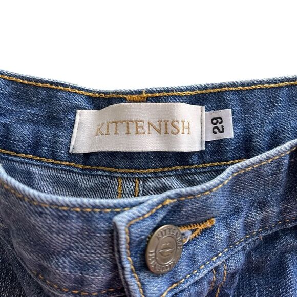 Kittenish Denim Booty Daisy Duke Shorts Sz 29 - Picture 7 of 7